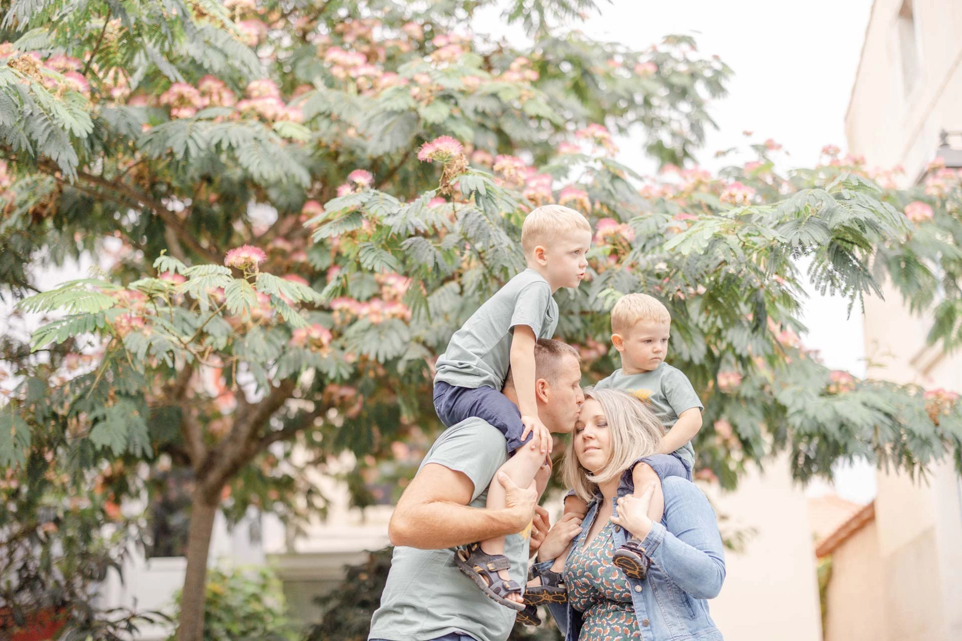 bonheur enfant jardin amour famille